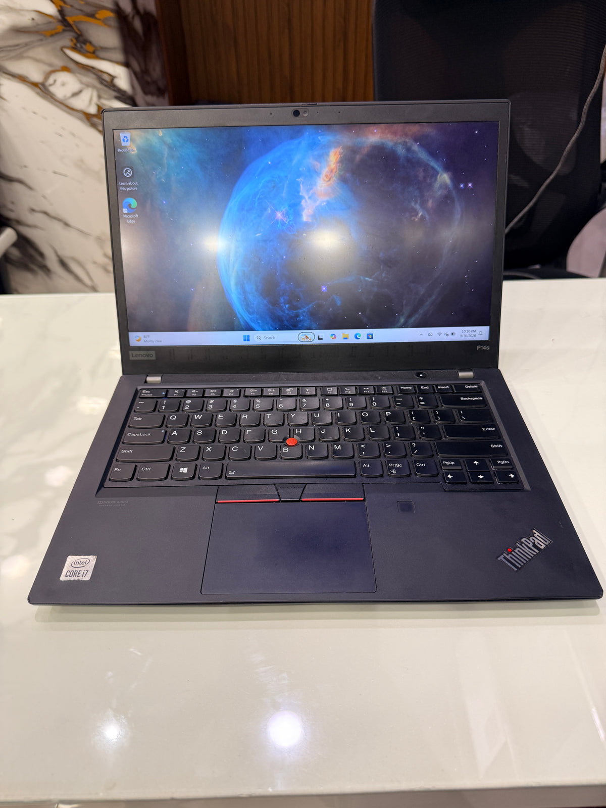Lenovo ThinkPad P14s — Core i7 10th Gen | 16GB RAM | 256GB SSD | NVIDIA Quadro P520 2GB