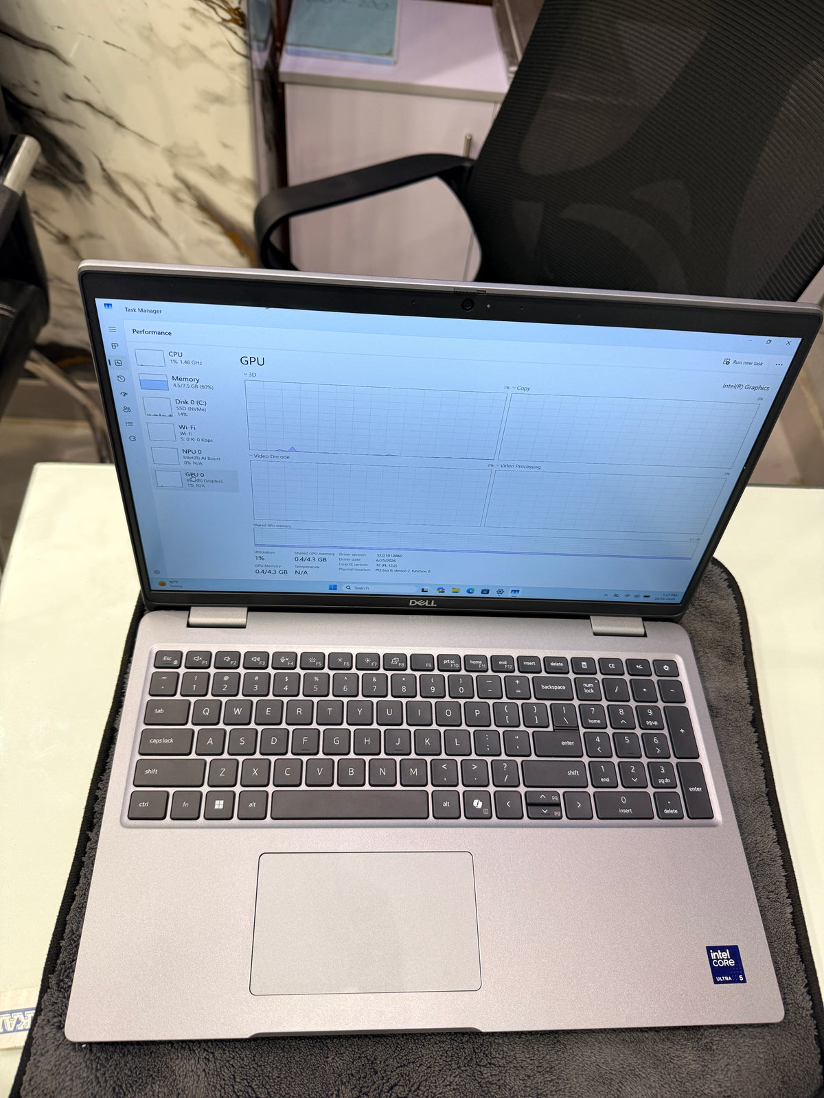 Dell Latitude 5550 — Intel Core Ultra 5 | 16GB RAM | 256GB NVMe SSD