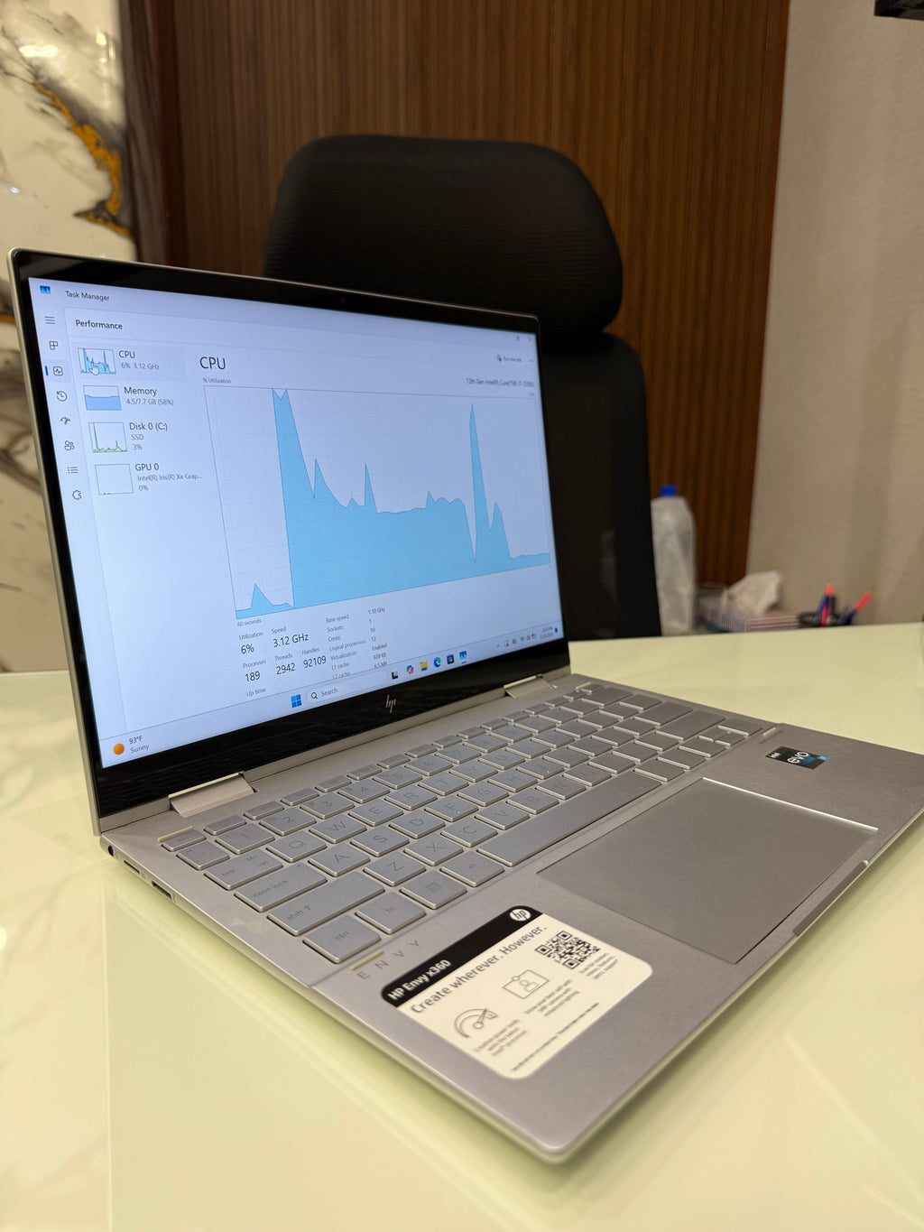 HP Envy x360 13-bf0xxx i7 12th Gen 8GB RAM 512GB NVMe SSD