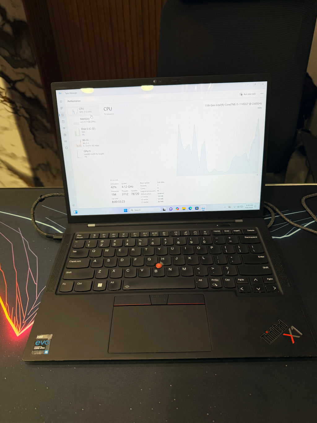 Lenovo ThinkPad X1 Carbon Gen 9 – Core i5 11th Gen | 16GB RAM | 512GB SSD