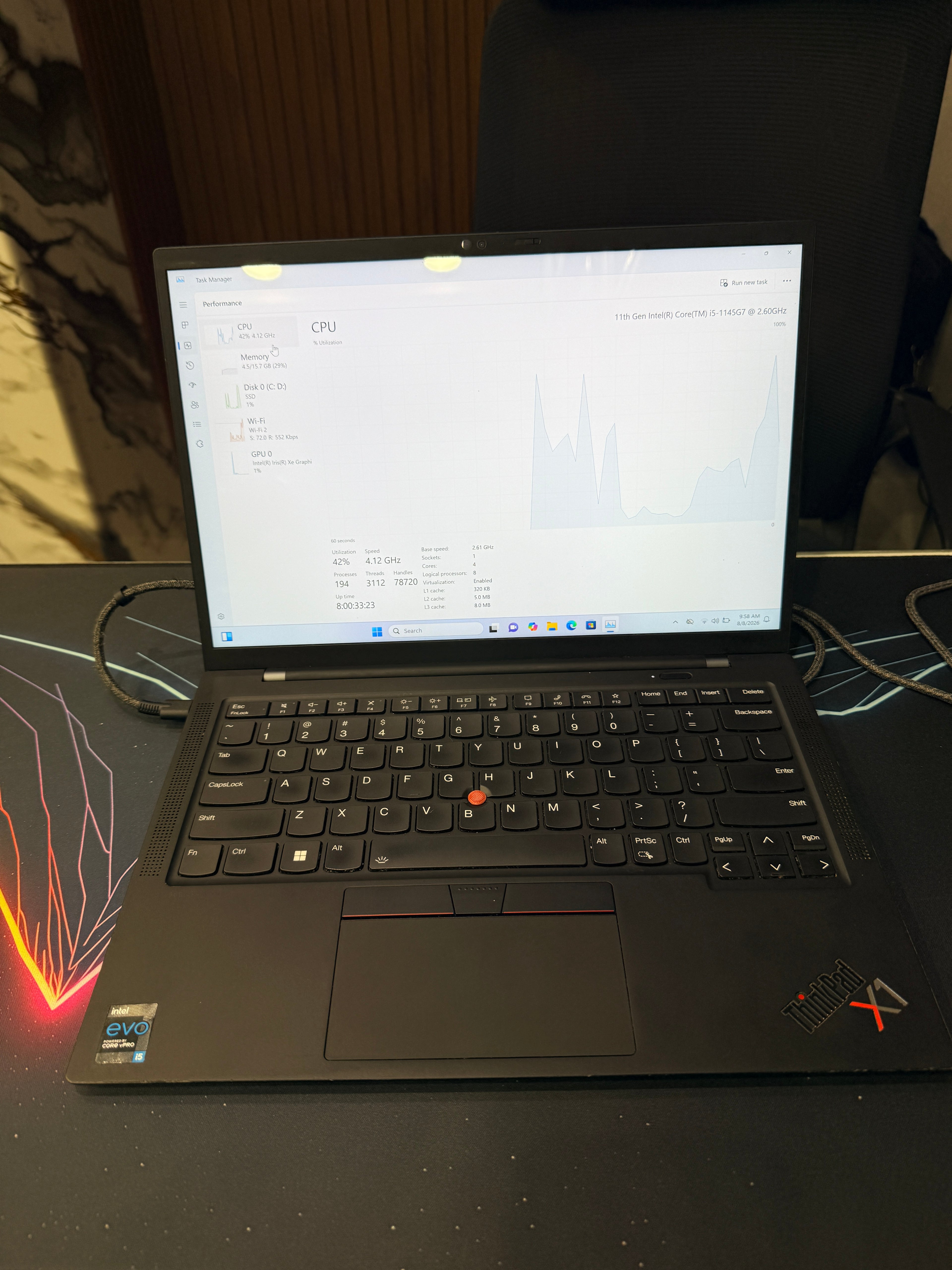 Lenovo ThinkPad X1 Carbon Gen 9 – Core i5 11th Gen | 16GB RAM | 512GB SSD