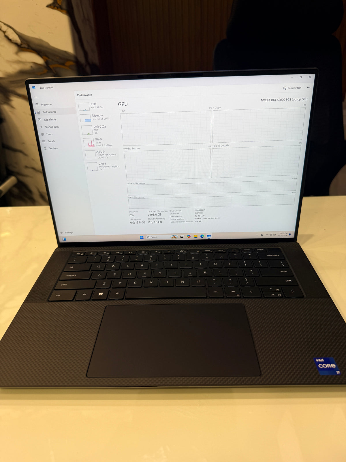 Dell Precision 5570 — Core i7 12th Gen | 16GB RAM | 512GB SSD | RTX A2000 8GB