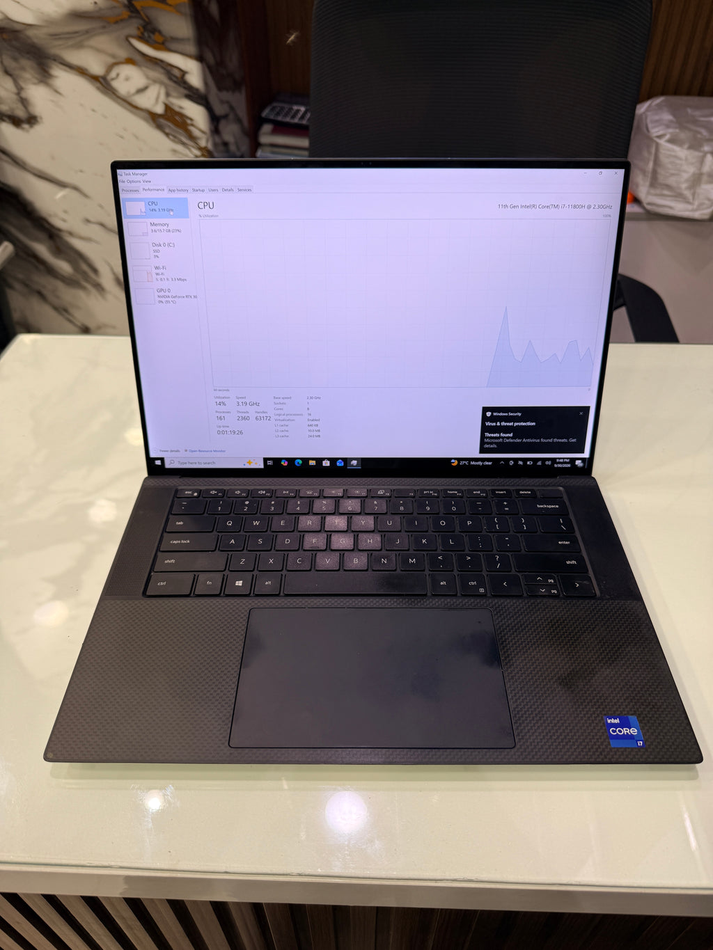 Dell XPS 9510 — Core i7 11th Gen | 16GB RAM | 512GB SSD | RTX 3050 Ti 4gb