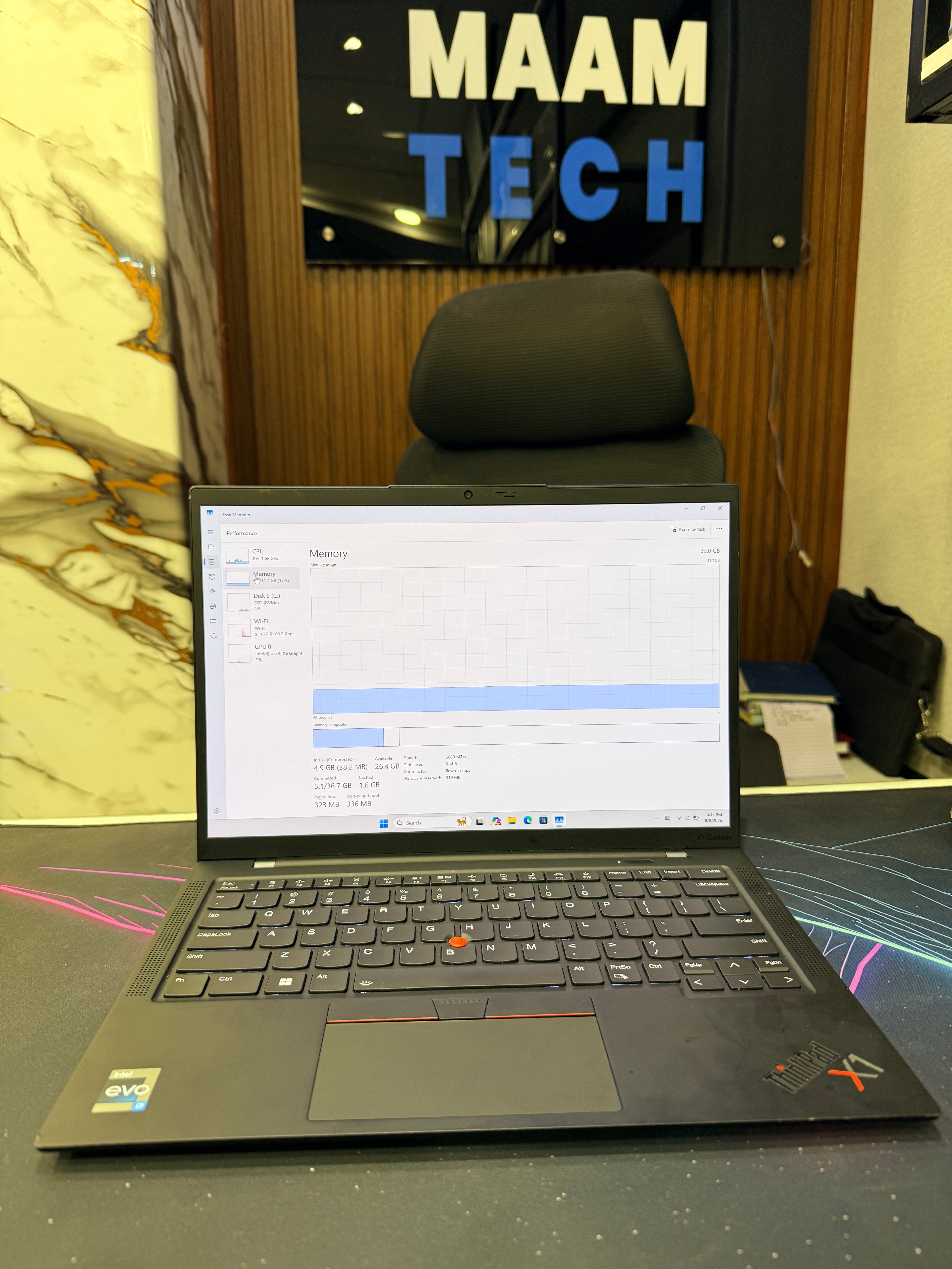 Lenovo ThinkPad X1 Carbon Gen 11 Core i7 13th Gen 32GB RAM 512GB NVME