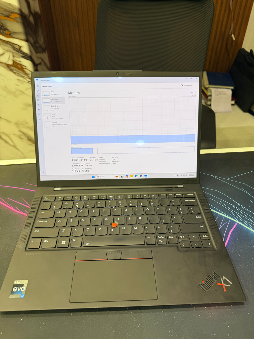 Lenovo ThinkPad X1 Carbon Gen 11 Core i7 13th Gen 32GB RAM 512GB NVME