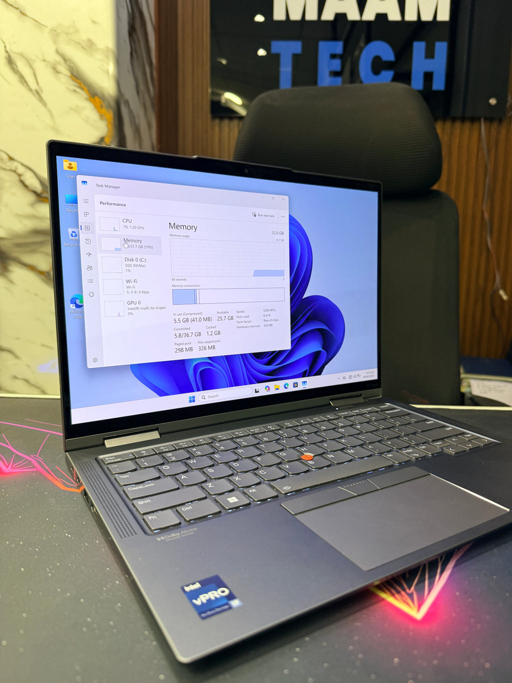 Lenovo ThinkPad X1 Yoga Gen 7 – Core i7 12th 1270P Gen / 32GB RAM / 512GB SSD (2-in-1 Convertible)