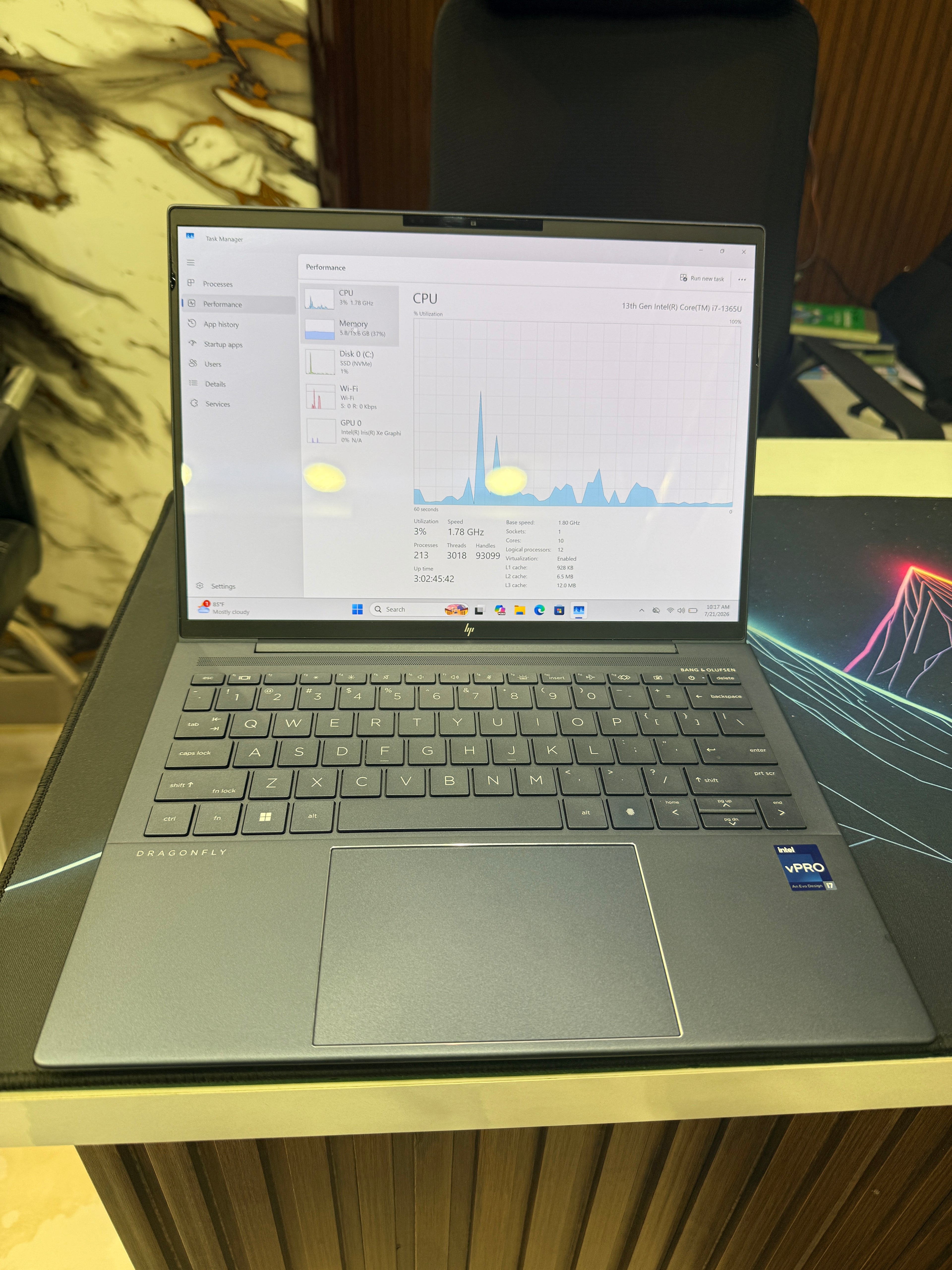 HP Dragonfly G4 13.5” i7 13th GEN 16/512