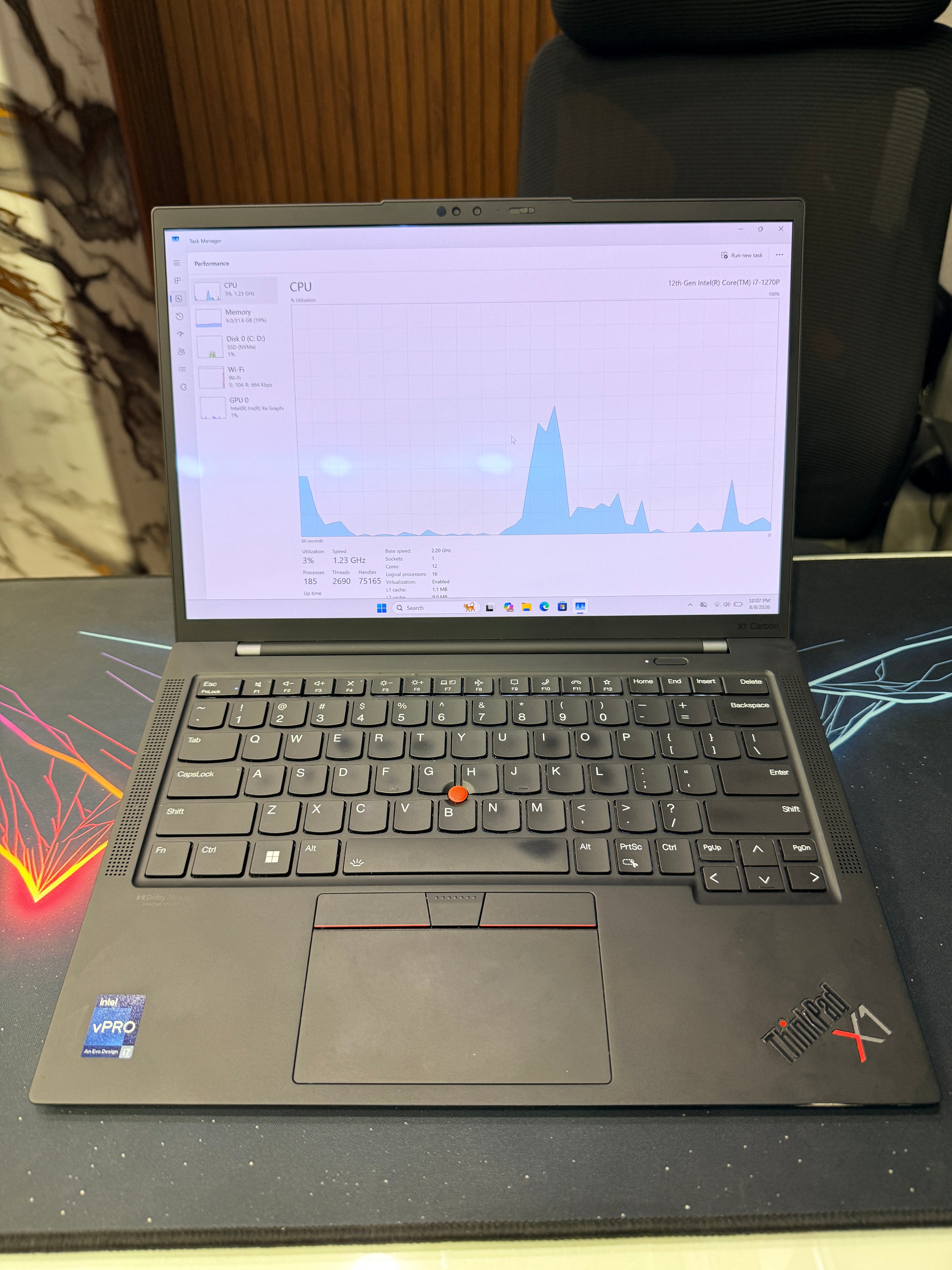 Lenovo ThinkPad X1 Carbon Gen 10 – Core i7 1270P 12th Gen / 32GB RAM / 512GB SSD