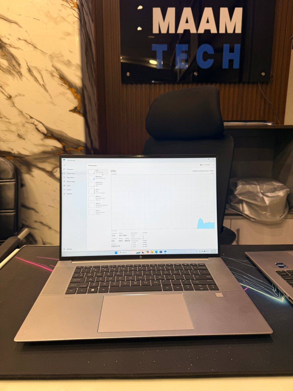 HP ZBook Studio 16 G11 — Core Ultra 7 165H | RTX 2000 8GB