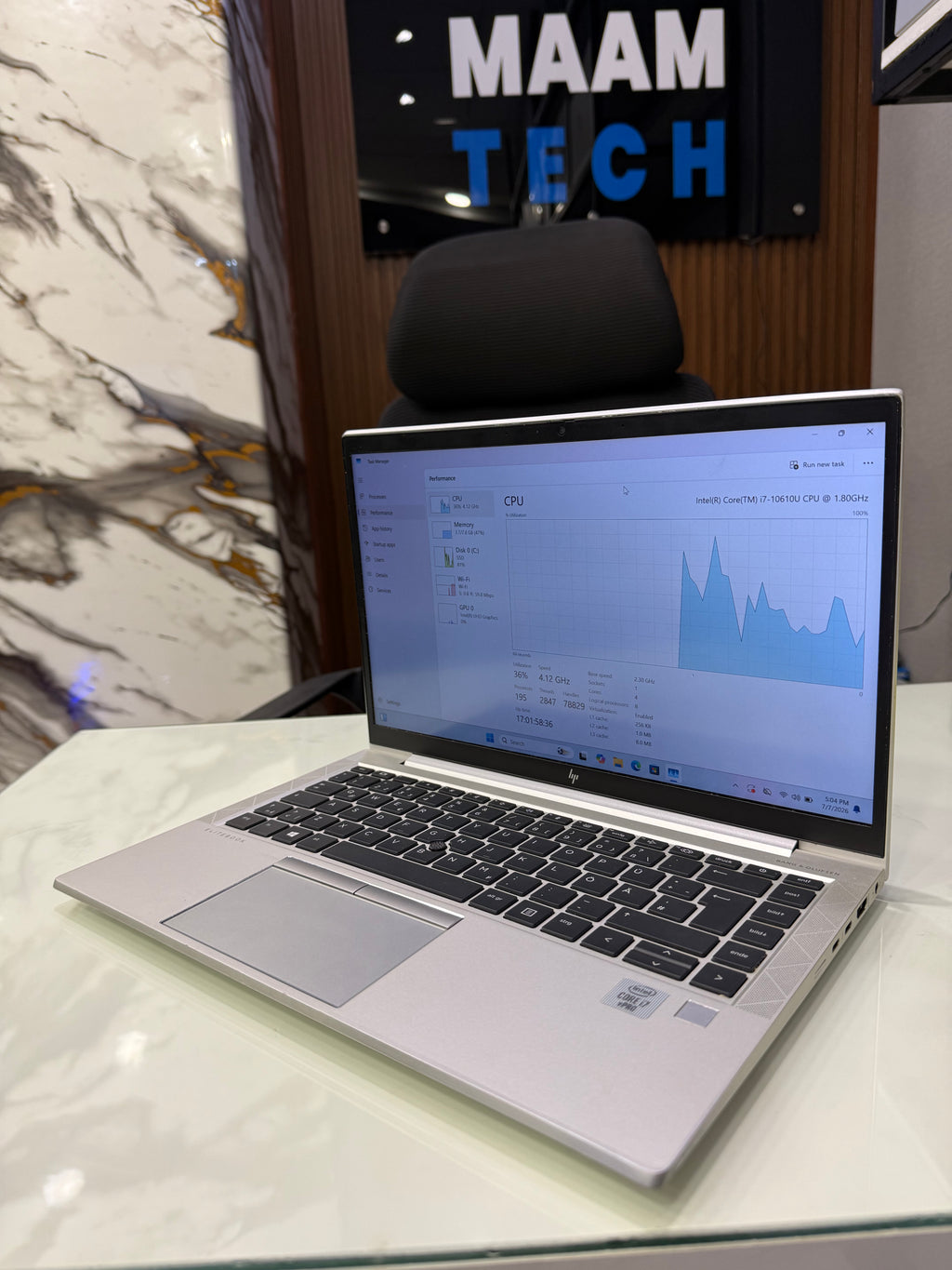 HP EliteBook 840 G7 Core i7 10th Gen 8GB/256GB