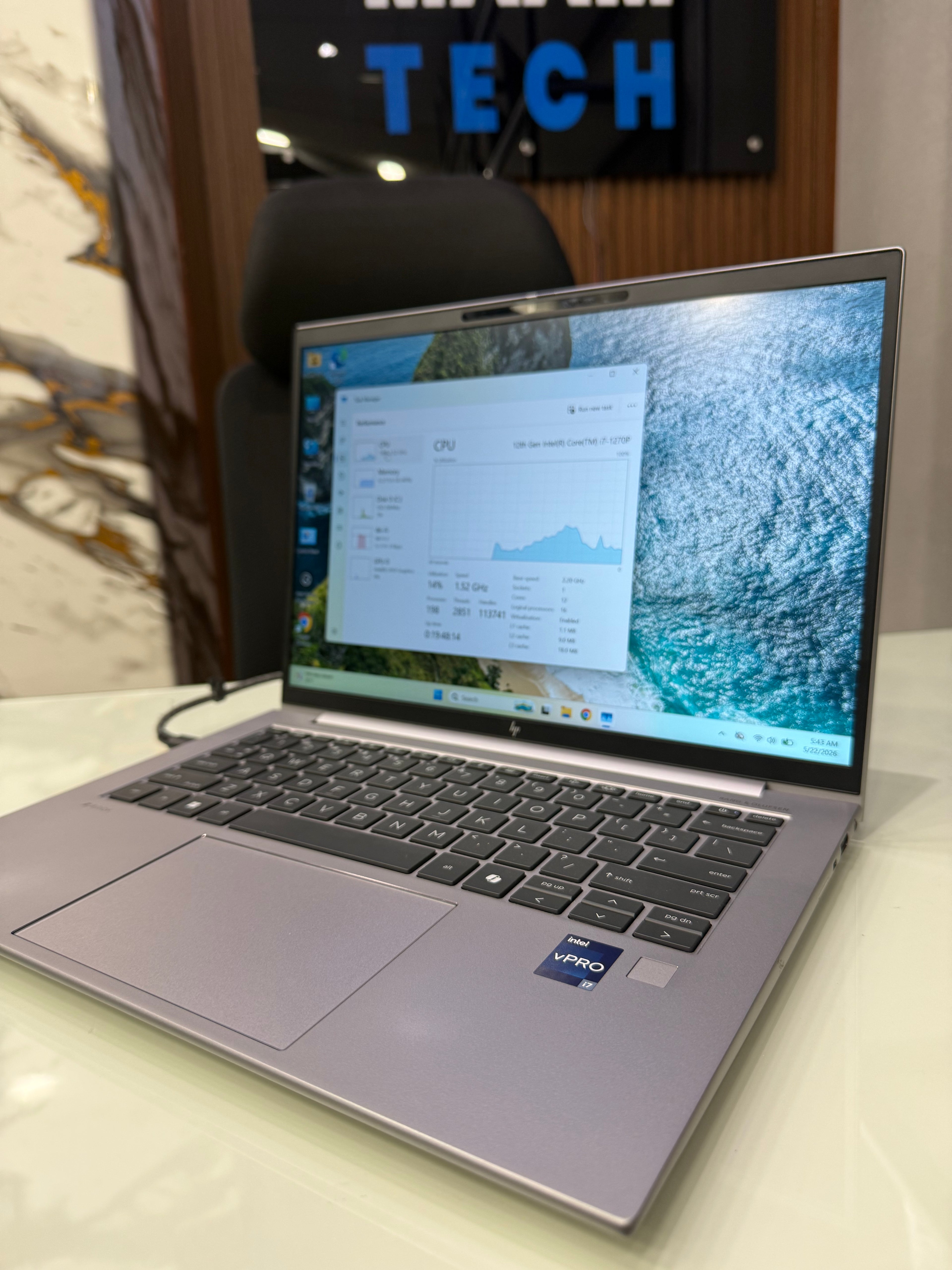 HP ZBook 14 G9 | Intel i7 12th Gen 1270P | 16/512Gb DDR5
