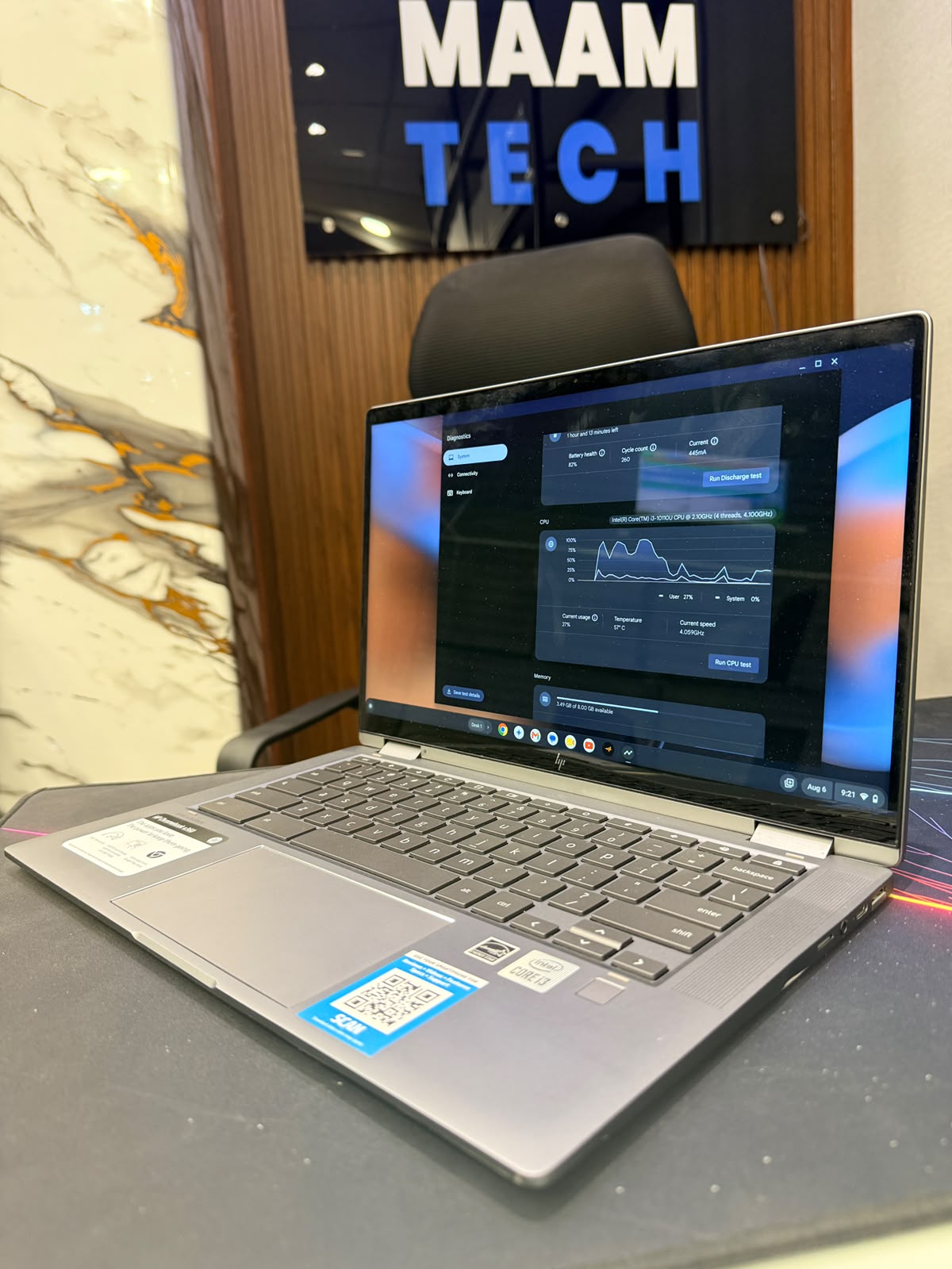 HP Chromebook x360 14c-ca0053dx (New HP Logo) | 8GB DDR4 | 64GB eMMC | x360 Touch | Backlit Keyboard
