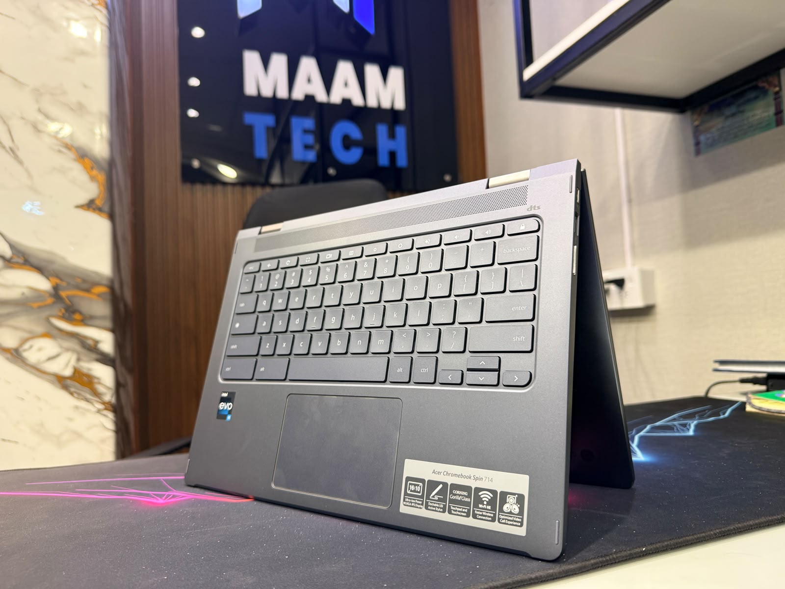 Acer Chromebook Spin CB714-1WN x360 | i5 12th Gen | 8GB Ram | 256GB SSD | Backlit Keyboard