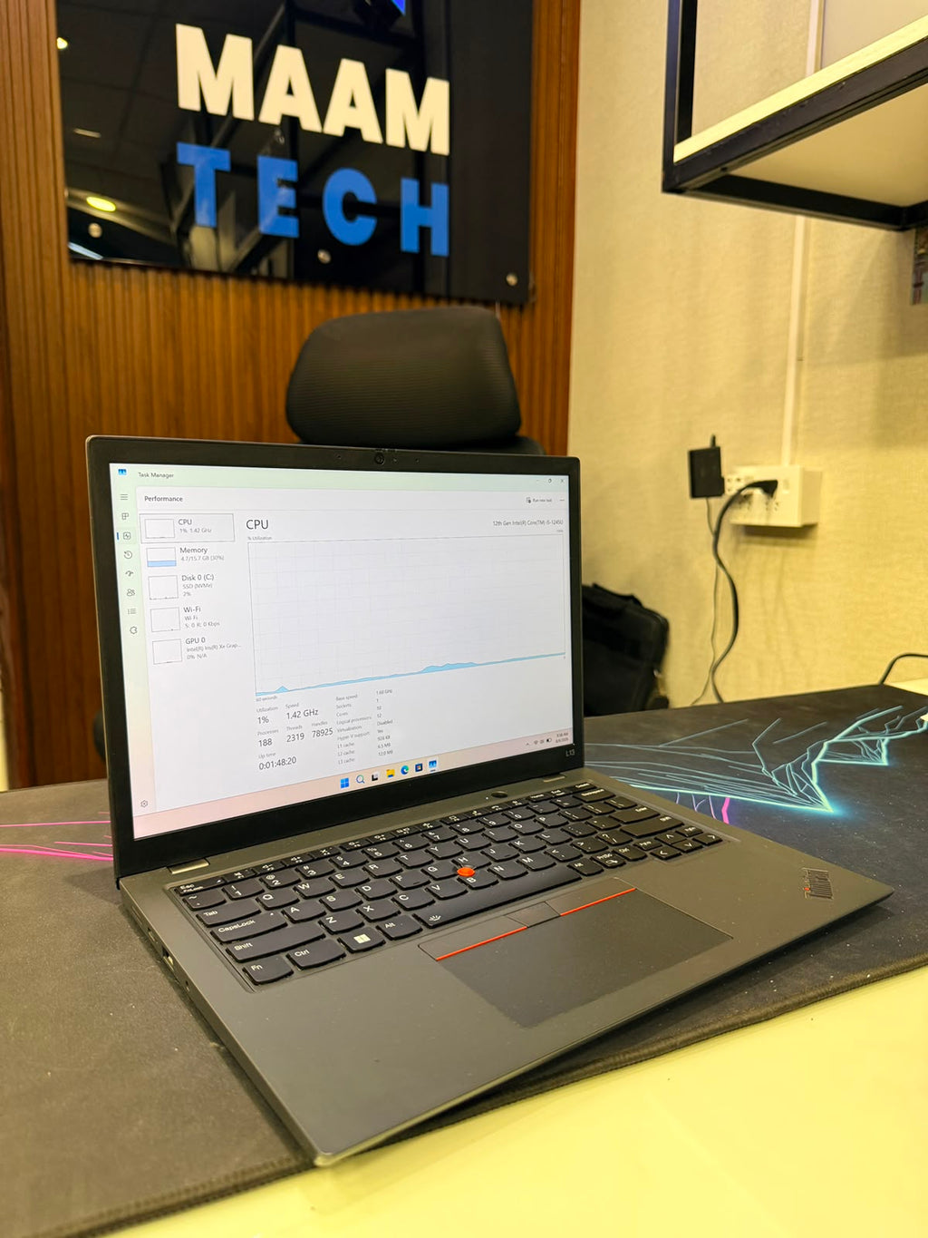 Lenovo ThinkPad L13 Gen 3 | i5 12th Gen | 16GB DDR4 | 256 NVMe | Backlit Keyboard | FingerPrint | Touch Display