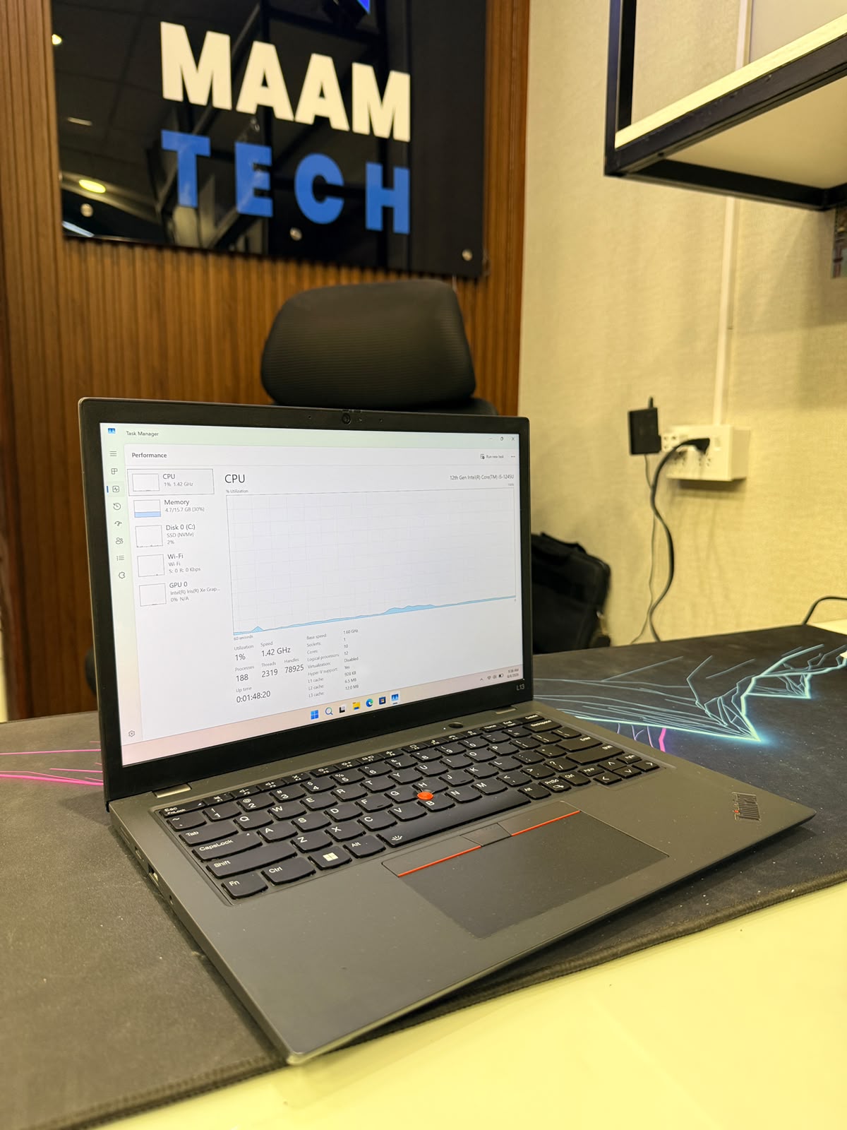 Lenovo ThinkPad L13 Gen 3 | i5 12th Gen | 16GB DDR4 | 256 NVMe | Backlit Keyboard | FingerPrint | Touch Display