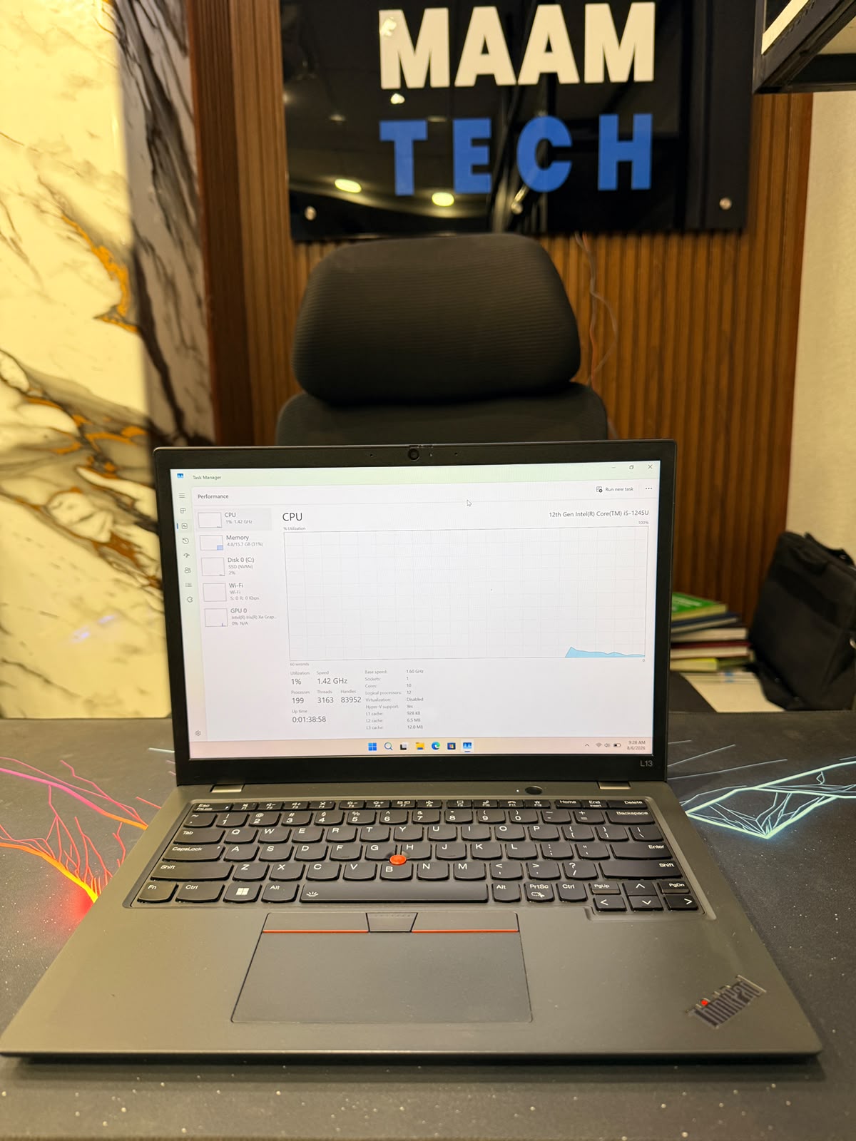 Lenovo ThinkPad L13 Gen 3 | i5 12th Gen | 16GB DDR4 | 256 NVMe | Backlit Keyboard | FingerPrint | Touch Display