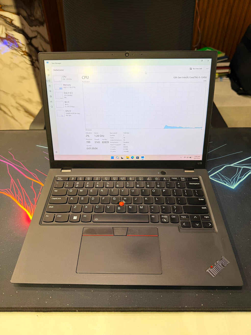 Lenovo ThinkPad L13 Gen 3 | i5 12th Gen | 16GB DDR4 | 256 NVMe | Backlit Keyboard | FingerPrint | Touch Display